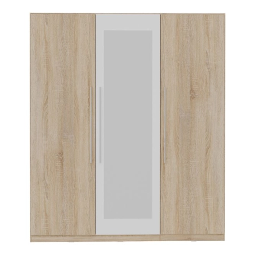 Szafa ubraniowa Dąb Sonoma z białym